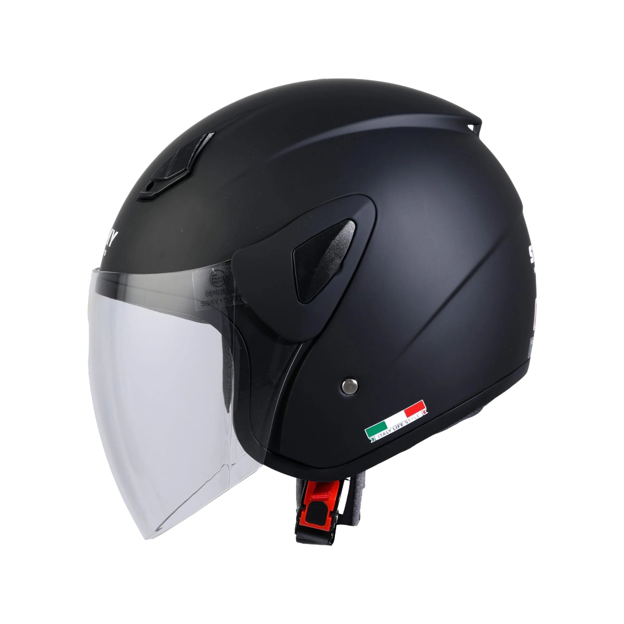 SWAY SW 700 Matt Black Yarım Kask